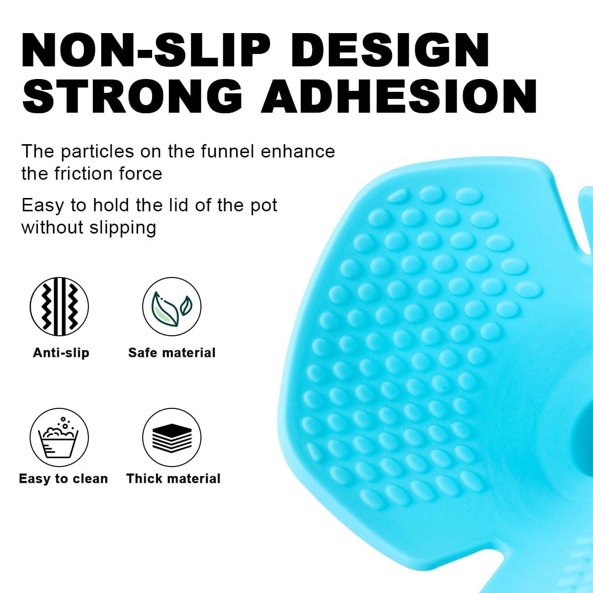 3PCS Multifunctional Silicone Funnel view 2
