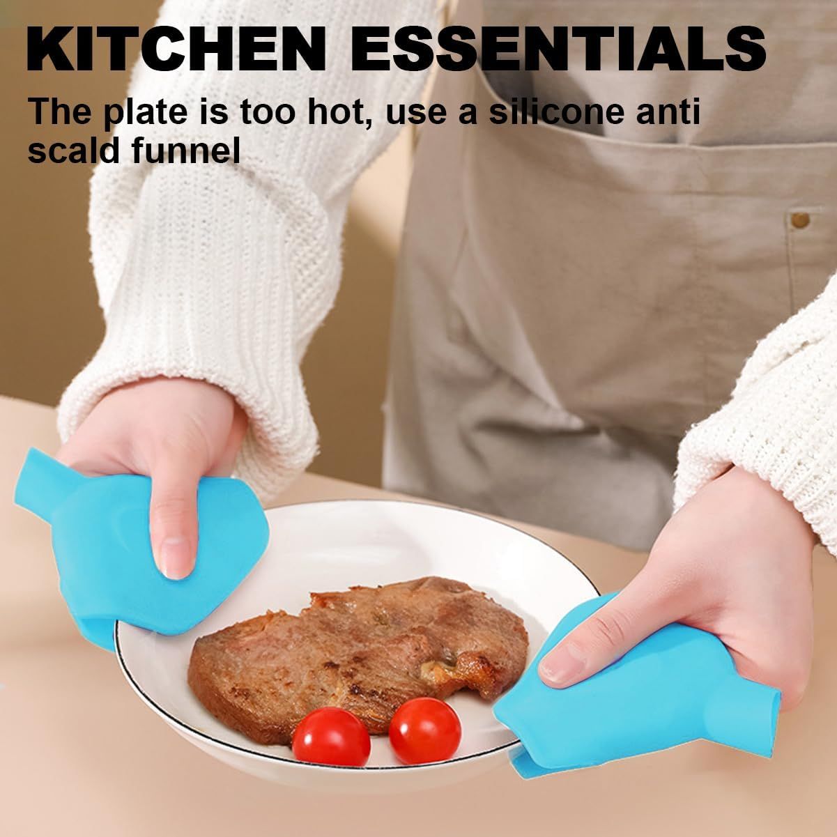 3PCS Multifunctional Silicone Funnel view 3