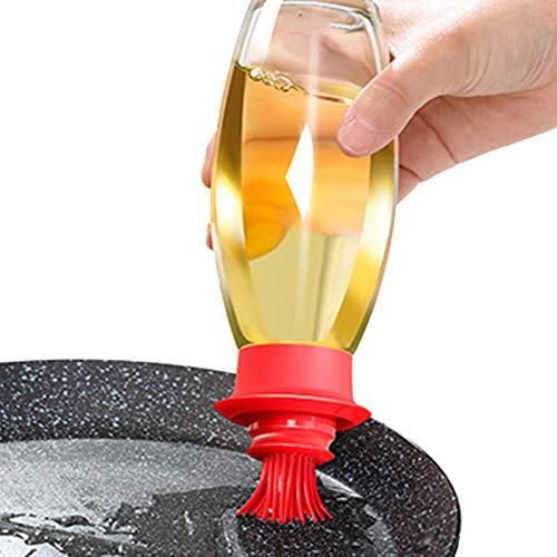 Plastic pastry brush bottle olive glass vinegar cruets teppanyaki oil brush view 2