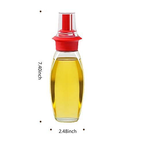 Plastic pastry brush bottle olive glass vinegar cruets teppanyaki oil brush view 4