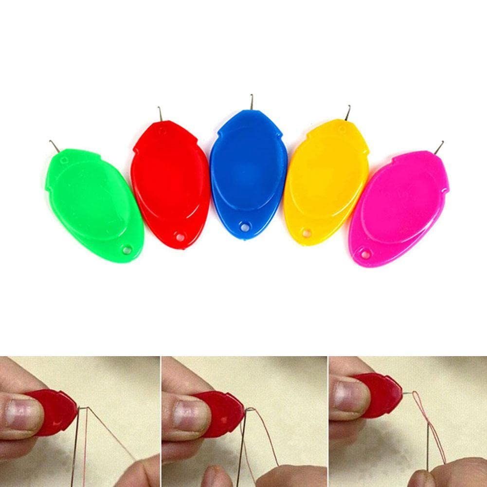 100pcs Needle Threaders,Needle Threader Tool,Easy Device Automatic Thread view 2