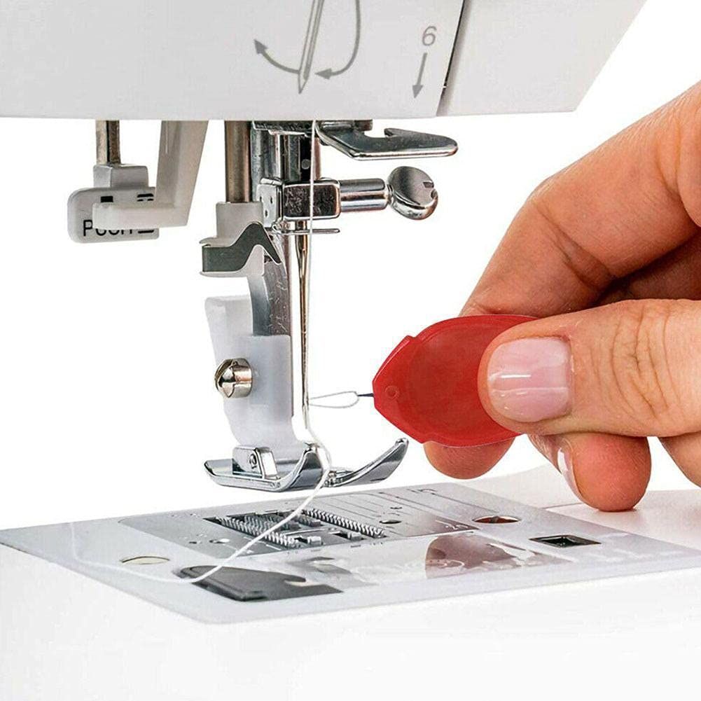 100pcs Needle Threaders,Needle Threader Tool,Easy Device Automatic Thread view 3