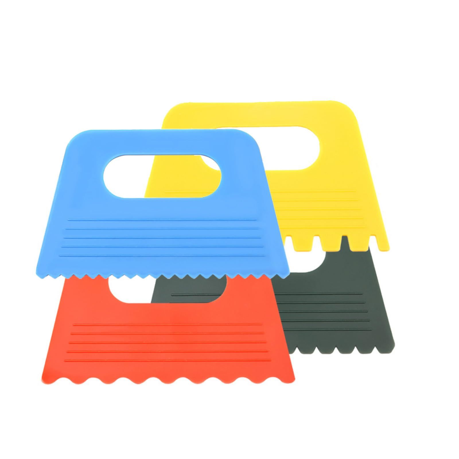 4Pcs Texture Tools for Plaster Art Paint Scrapers Kit for Arts and Crafts DIY