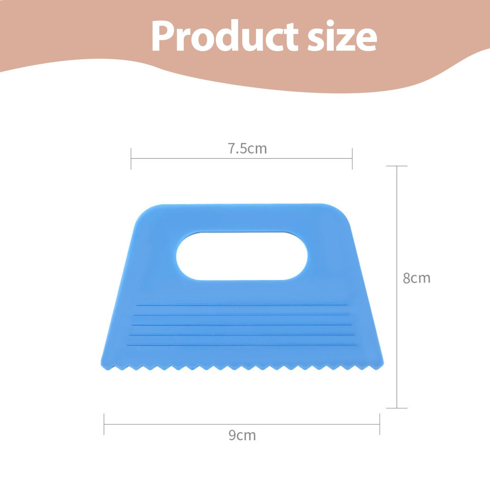 4Pcs Texture Tools for Plaster Art Paint Scrapers Kit for Arts and Crafts DIY view 5