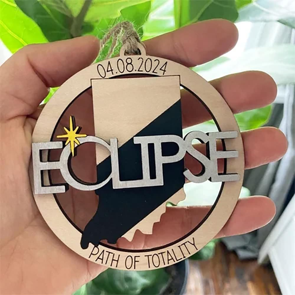 Solar Eclipse 2024 Ornament view 3