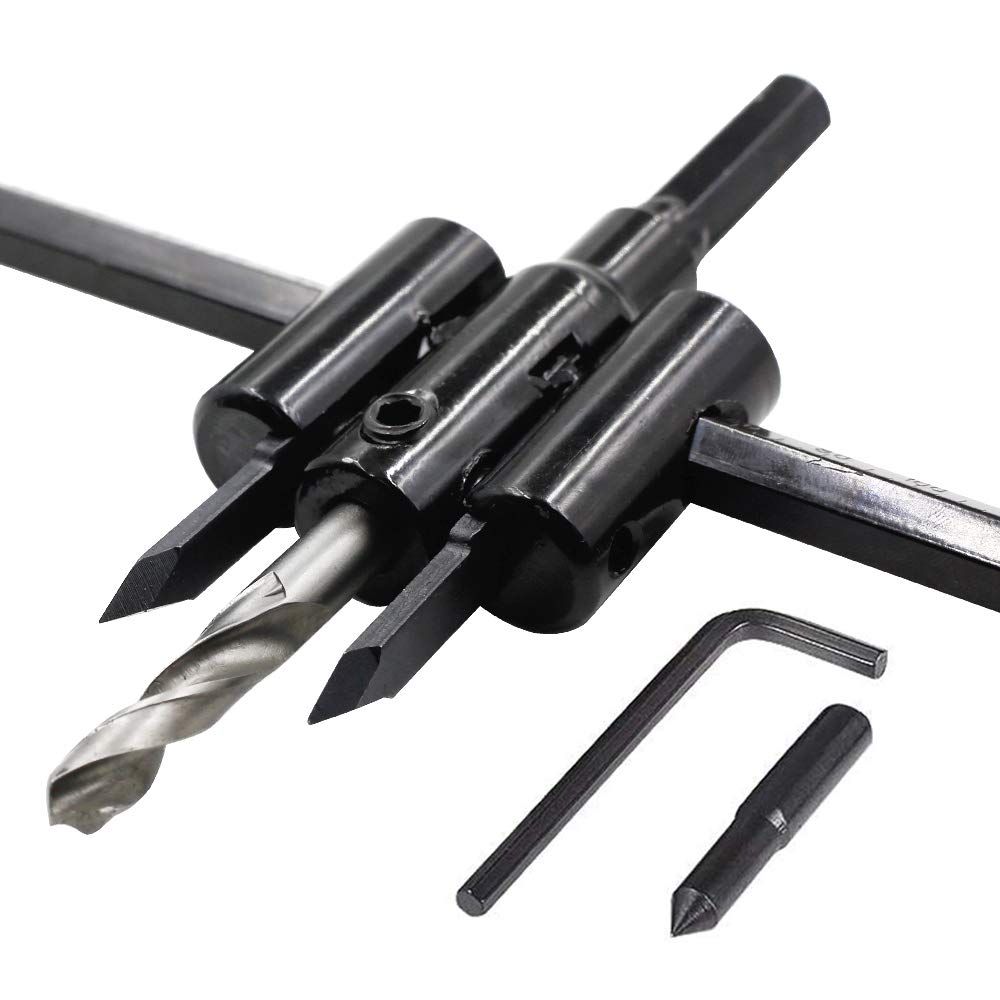 1 3/16" to 12" Adjustable Hole Saw Circle Cutter Drill Bit Tool Saw Round