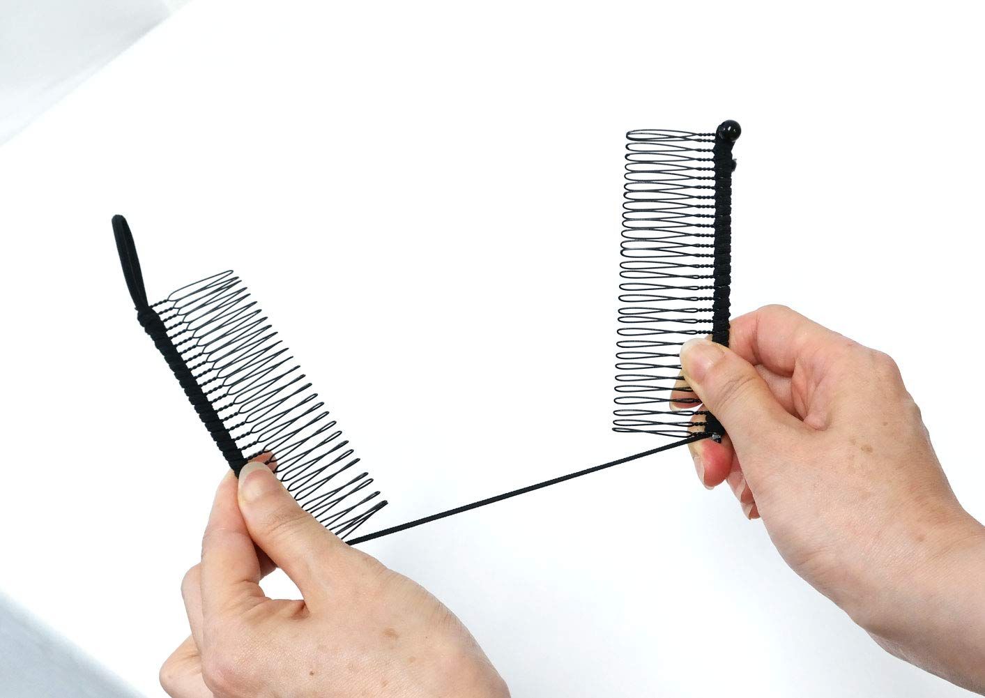 2 Pieces Banana Clips Comb Hair for Thick Hair for Women Adjustable Stretch view 3