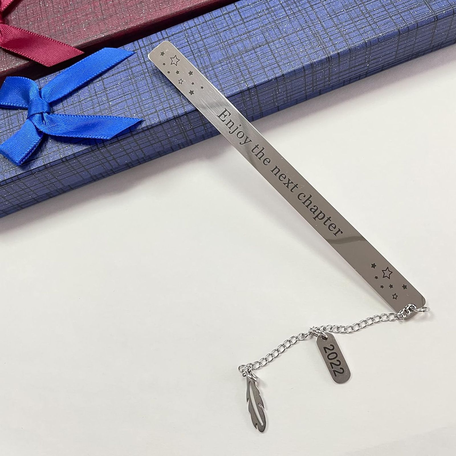 Enjoy The Next Chapter Bookmark for Book Lover Class of 2024 Graduation Gifts — image 1