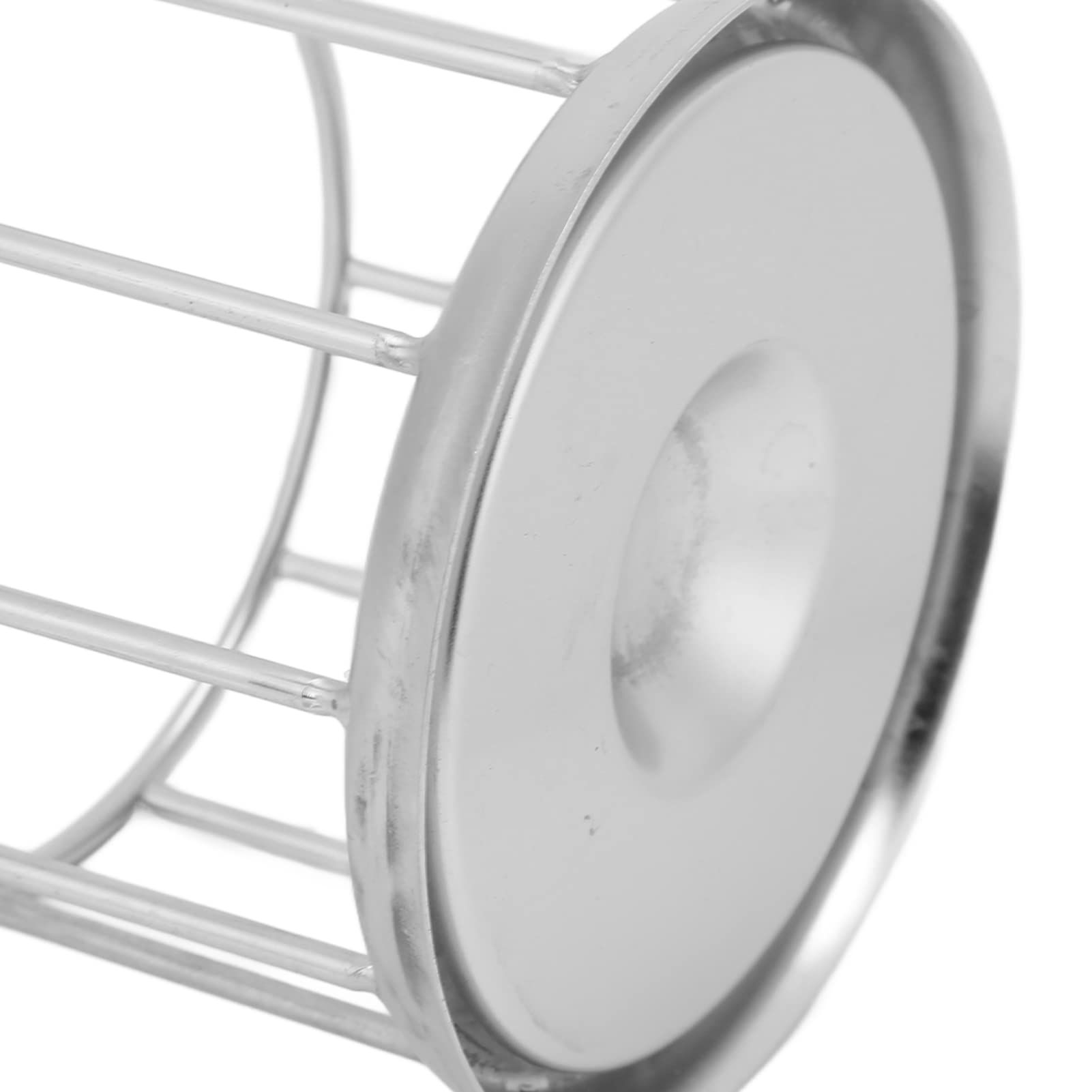 Reptile Stainless Steel Food Dish Tortoise Feeding Basin Round Railing Shape view 5