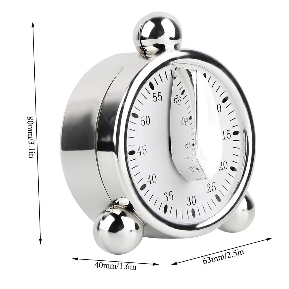 Mechanical Timer,60 Minute Magnetic Stopwatch Timer Kitchen Cooking Timer view 5