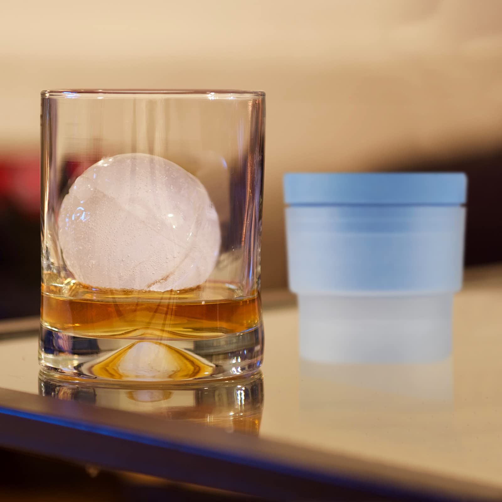 Ice Ball Maker, Set of 3 2.5 Inch Ice Spheres Mold,Round Ball ice Cube Mold view 3
