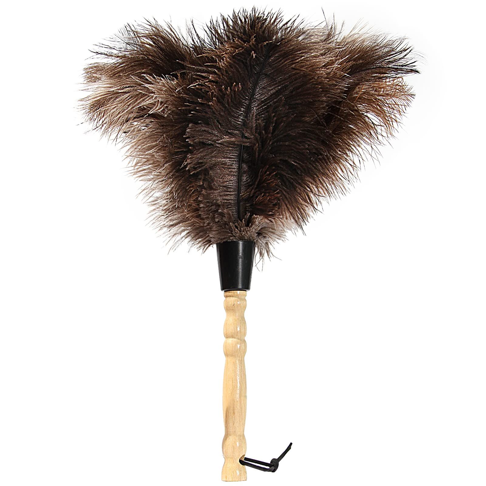Ostrich Feather Duster Feather Duster Fluffy Natural Genuine Ostrich Feathers — image 1