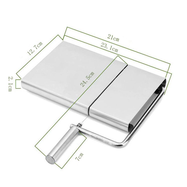 Household silvery Fruit Vegetable Cutting Board Cheese Butter Slicer Cutter view 4