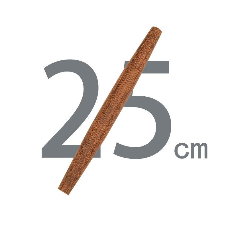 2 different sizes of rolling pins- Tapered Wooden Rolling Pin for Baking Pizza view 2