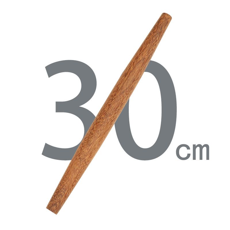 2 different sizes of rolling pins- Tapered Wooden Rolling Pin for Baking Pizza view 3