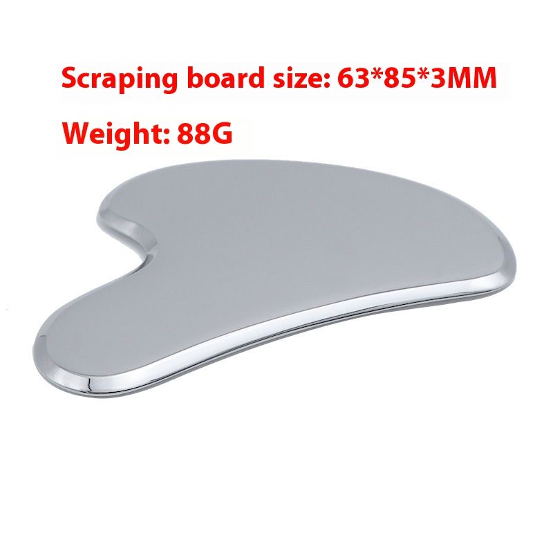 Silver Stainless Steel Gua Sha Tool view 3