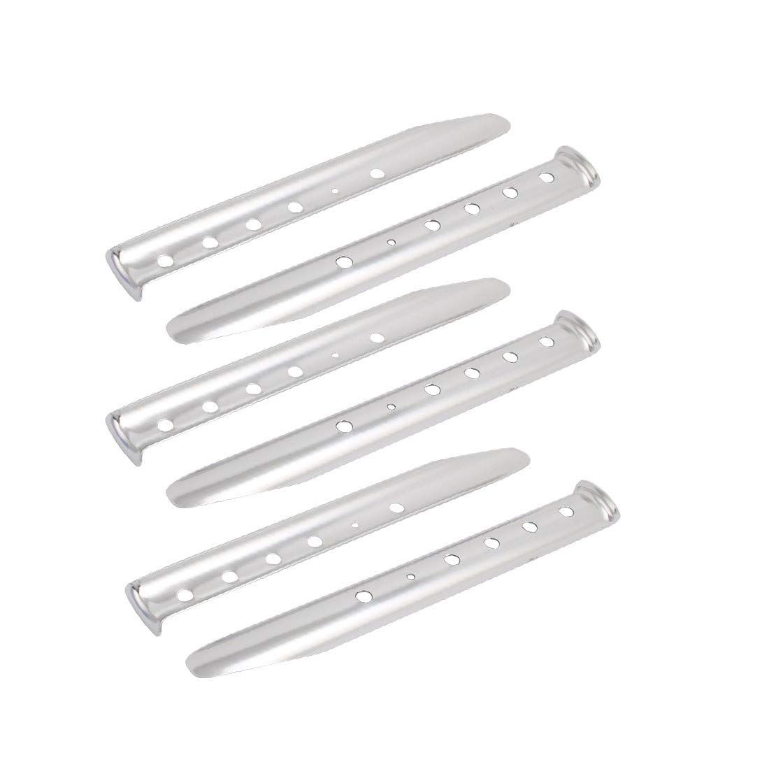 Snow Sand Tent Stakes Pegs Aluminum U-Shaped Lightweight Heavy Duty Ground view 3