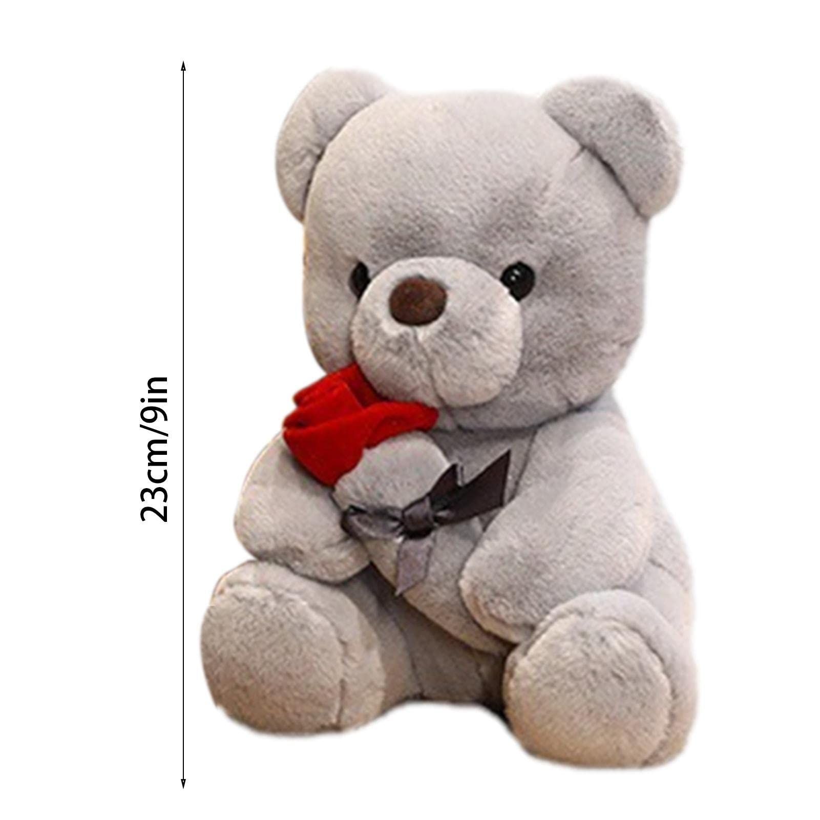 9.8'' Teddy Bear with Rose view 4
