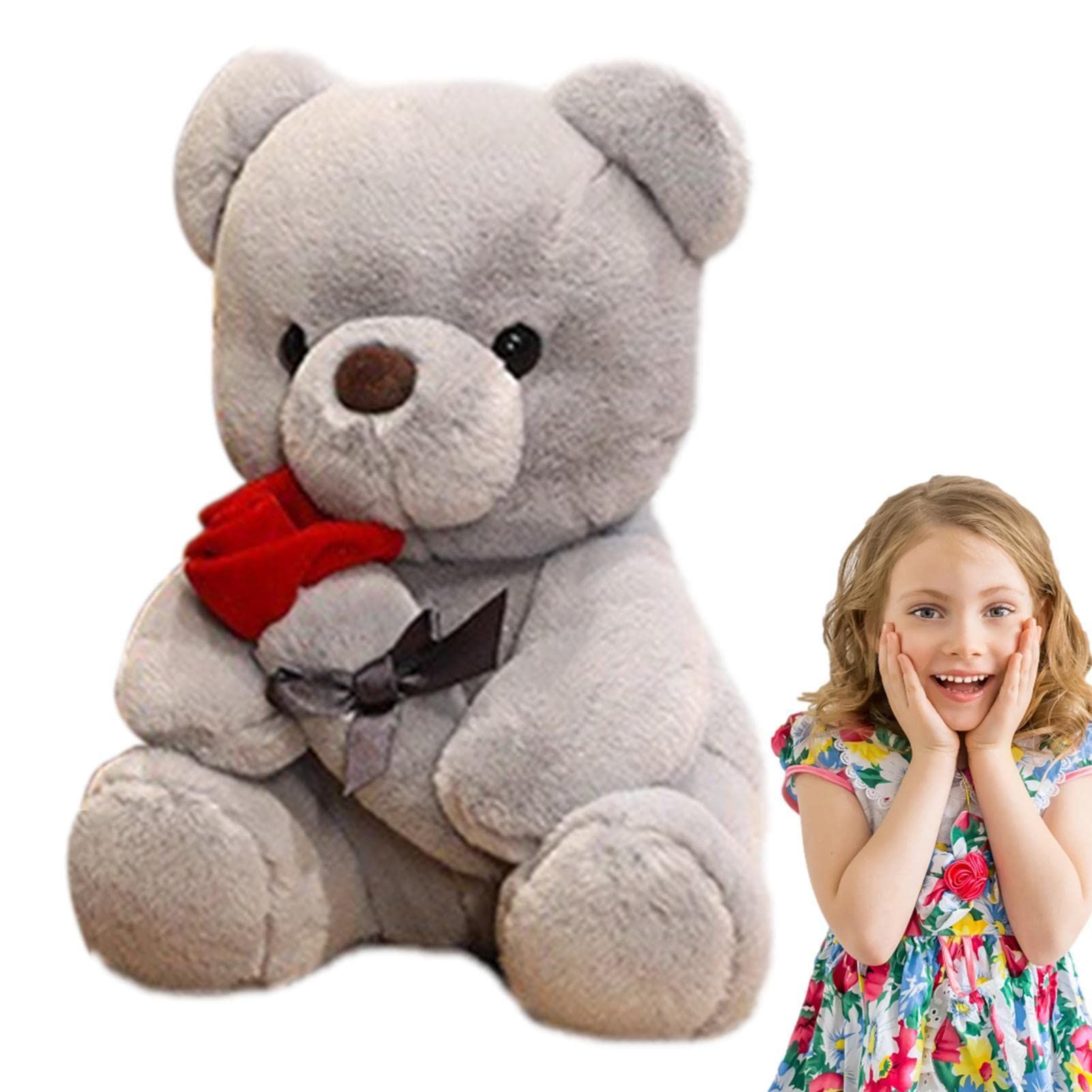9.8'' Teddy Bear with Rose view 5