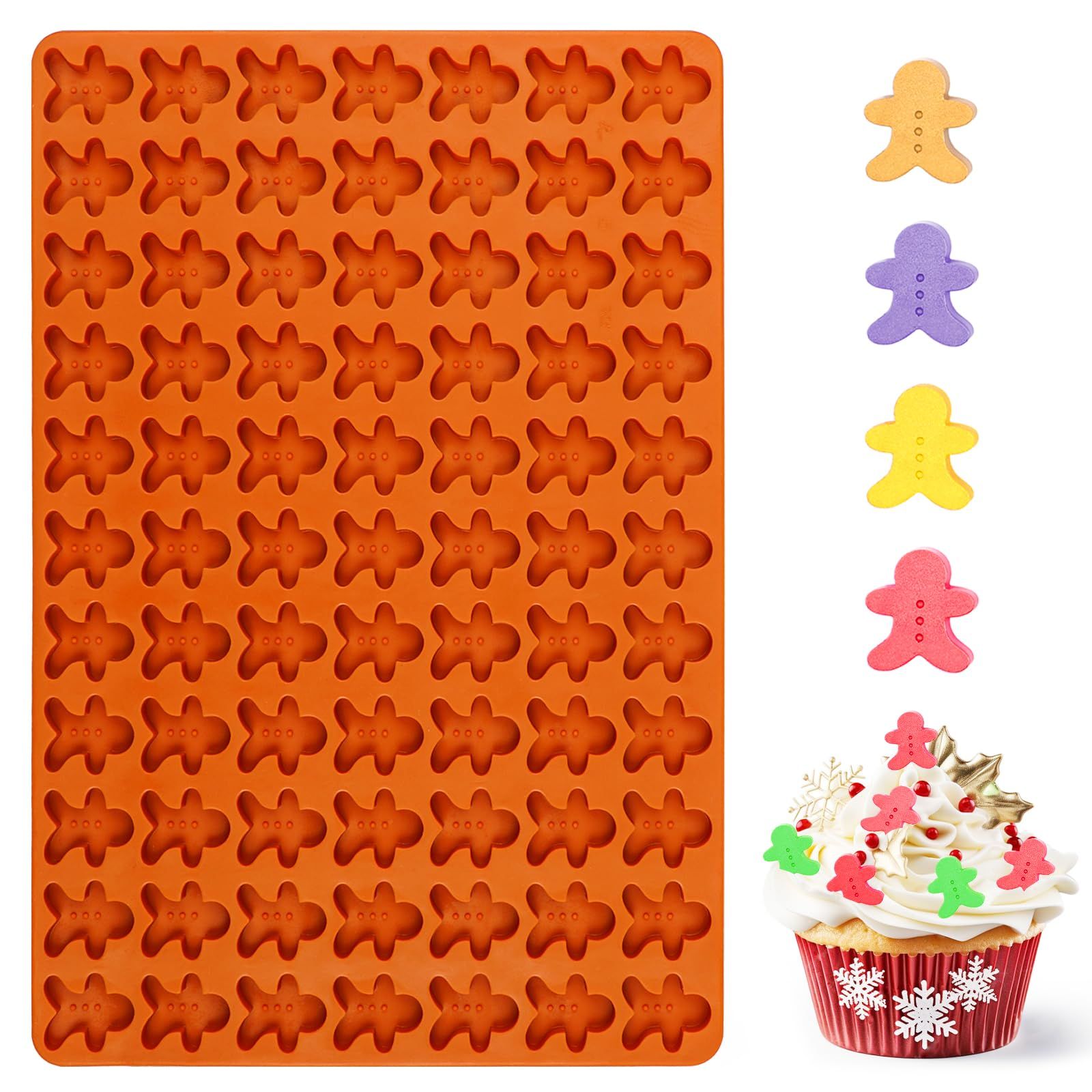 Gingerbread Man Silicone Mold — image 1
