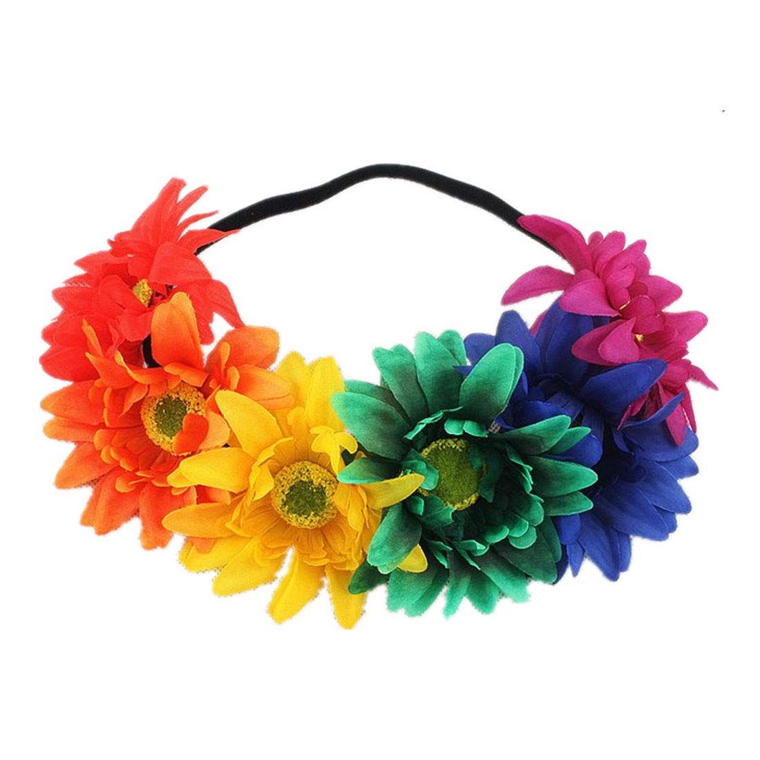 Dazzling Sunflower crown Boho crown Sunflower headband Flower Hair Accessory