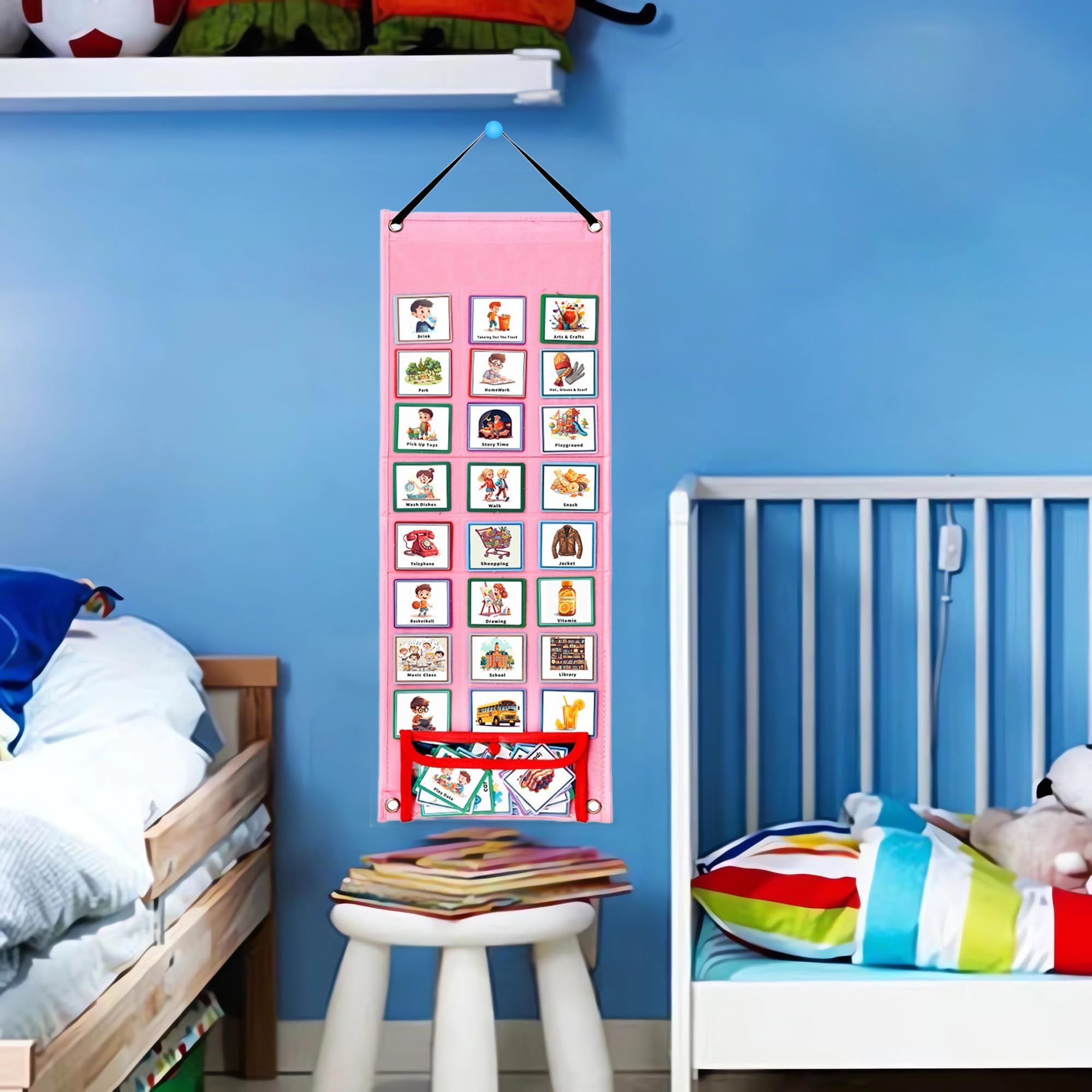 Kids Visual Schedule Calendar Chart view 4