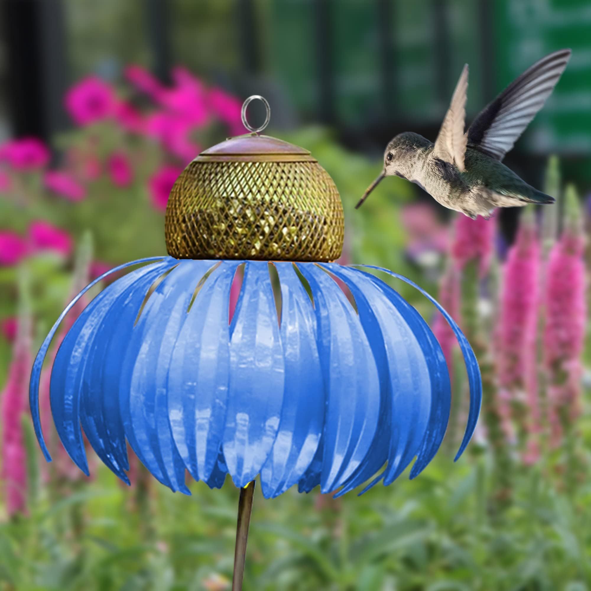 Bird Feeder, Bird Feeder Coneflower Tray,Coneflower Standing Bird Feeder Wild view 3