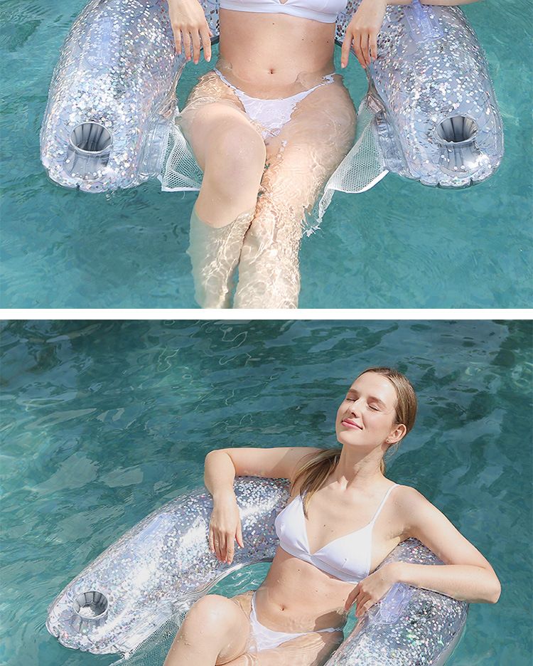 Pool Float Chair Adult, U-seat Water Floating Chair for Adults & Child, for view 3
