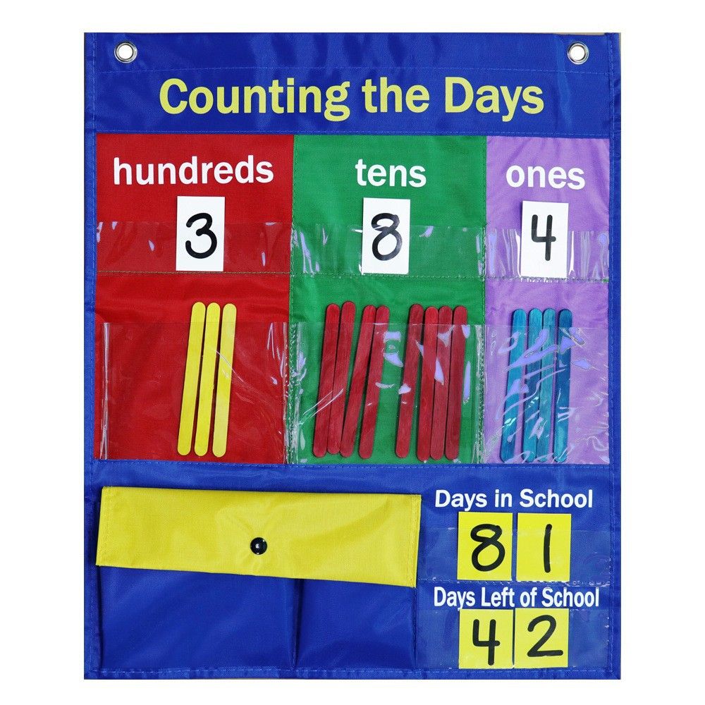 Counting Pocket Chart for Classroom Home School Kindergarten/Morning Meetings view 2
