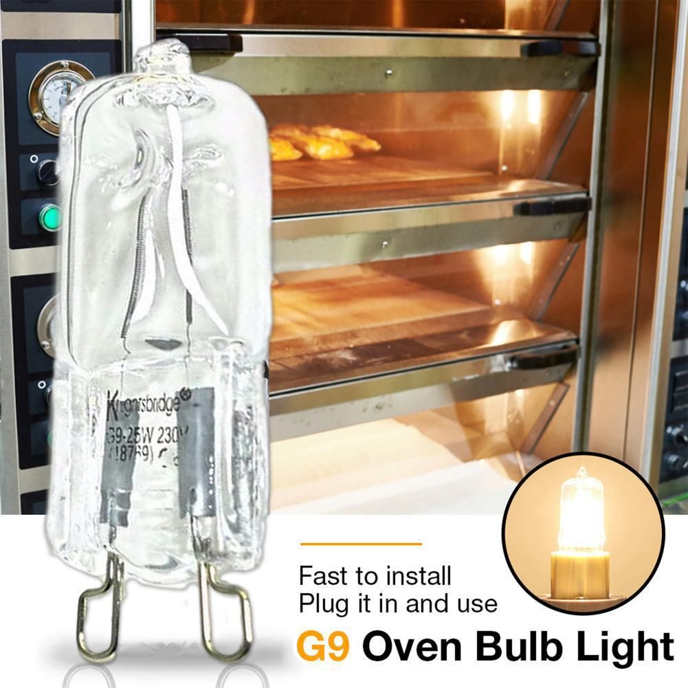 Bulbs Compatible Replacement Halogen Bulbs for Range Oven 25W Needle shaped view 2