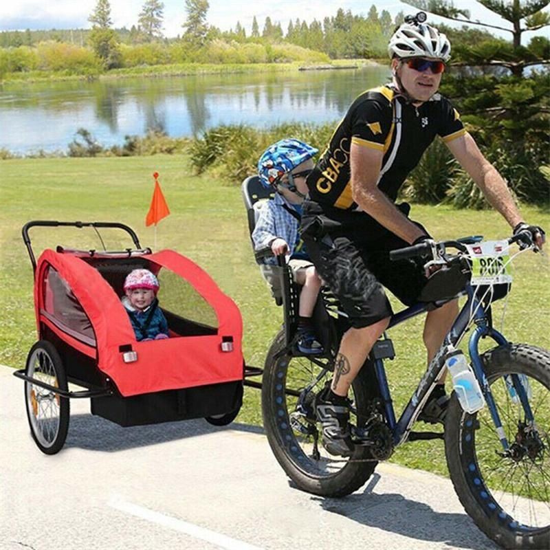 Bicycle Trailer Coupler Hitch Black Universal Cycling Adapter Accessories Rear view 5