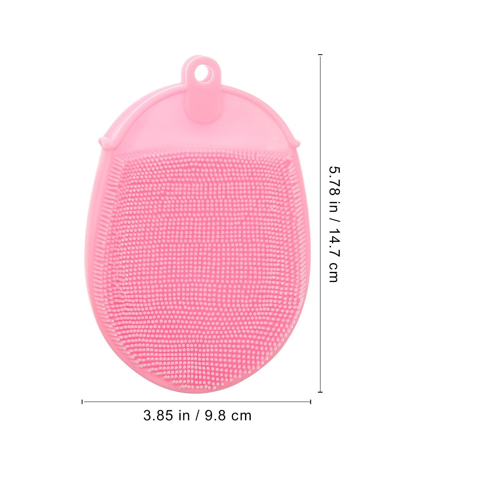 Silicone Bath Brush Silicone Shower Glove Face Scrub Brush Silicone Loofah view 4