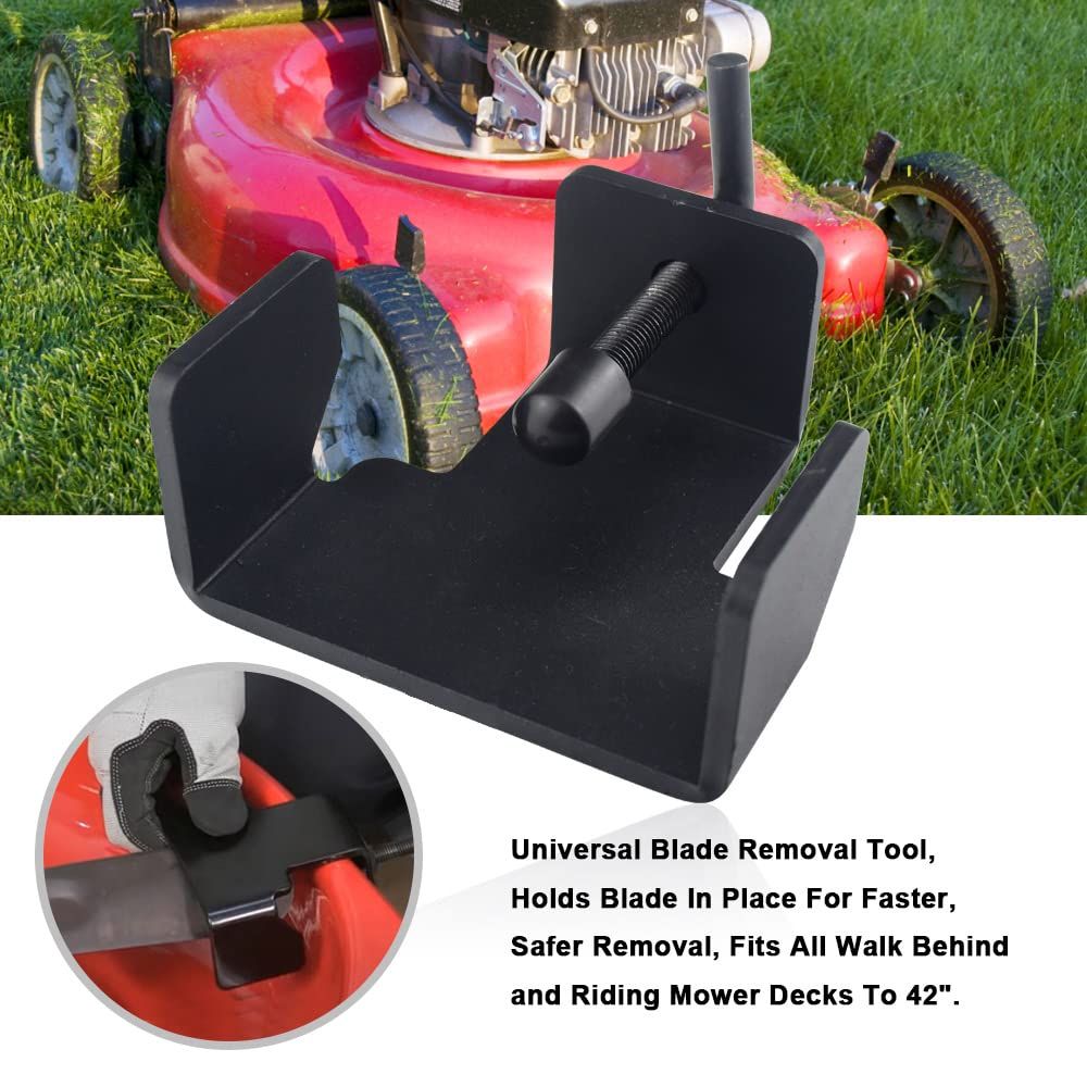 490-850-0005 Universal Mower Blade Removal Tool/Lawn Mower Blade Clamp view 2