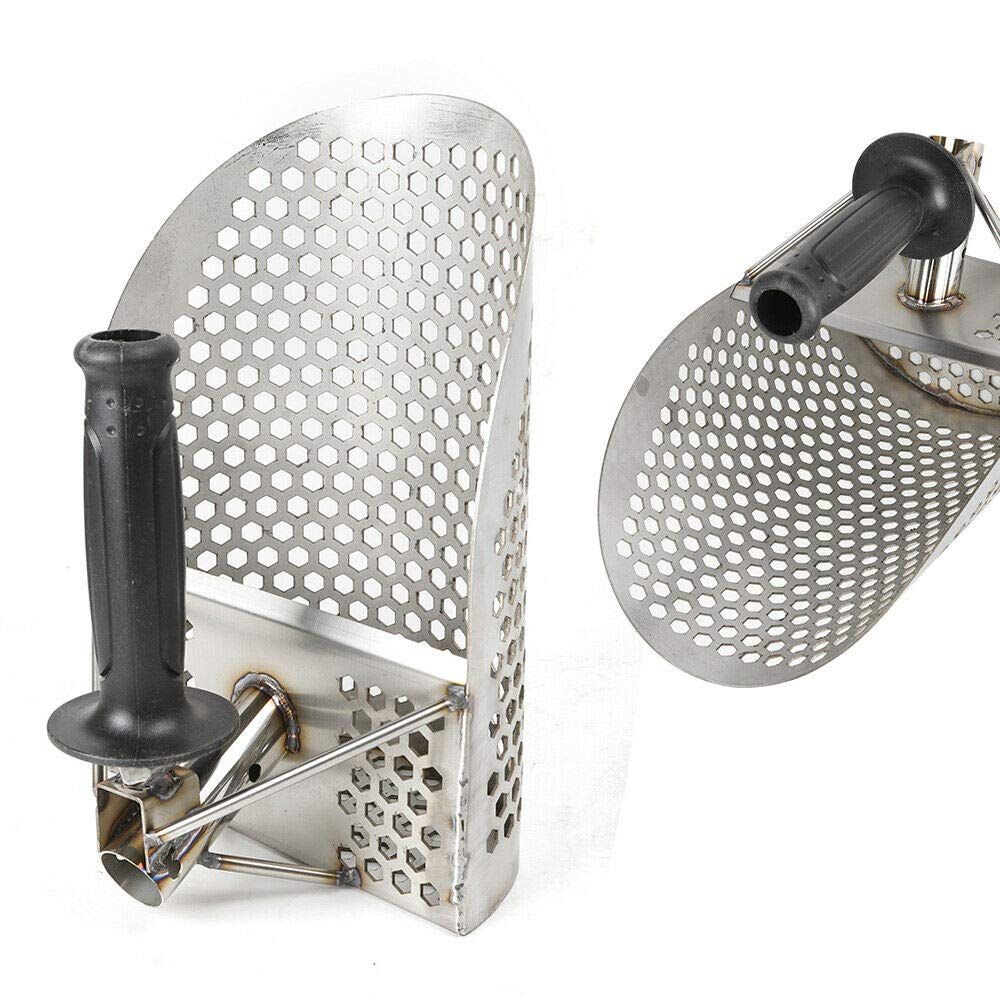 Beach Sand Scoop with Extra Handle Metal Detecting Tool Stainless Steel Water view 5