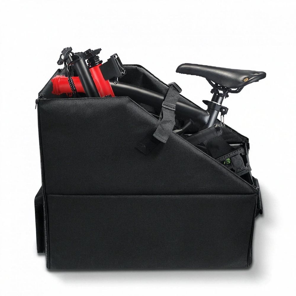 Folding Bicycle Storage Box Car Trunk Storage Box Foldable Bike Storage Container — image 1