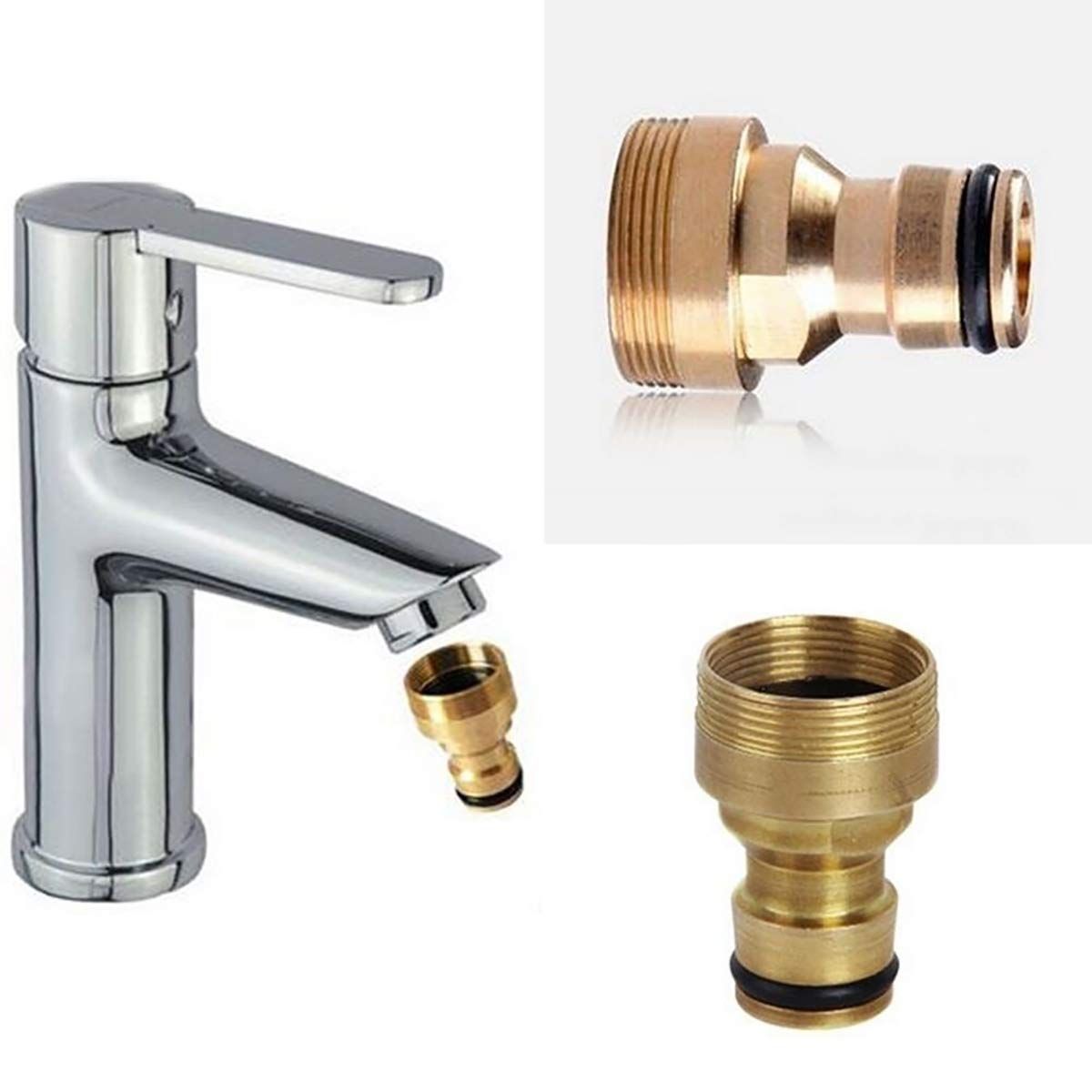 Female Thread to M22 Male Thread Stainless Steel Brass Nipple Joint Connection view 4