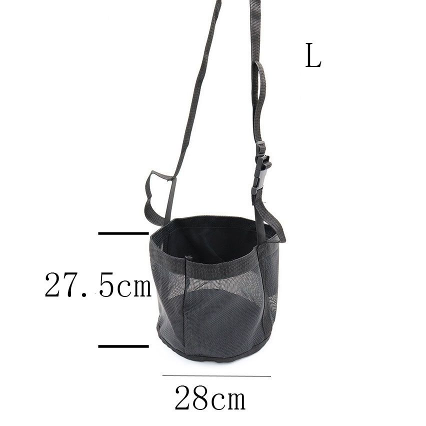 Horse Feed Bag Comfort Breathable Mesh Feed Bucket Heavy Duty Feed Bag with view 3