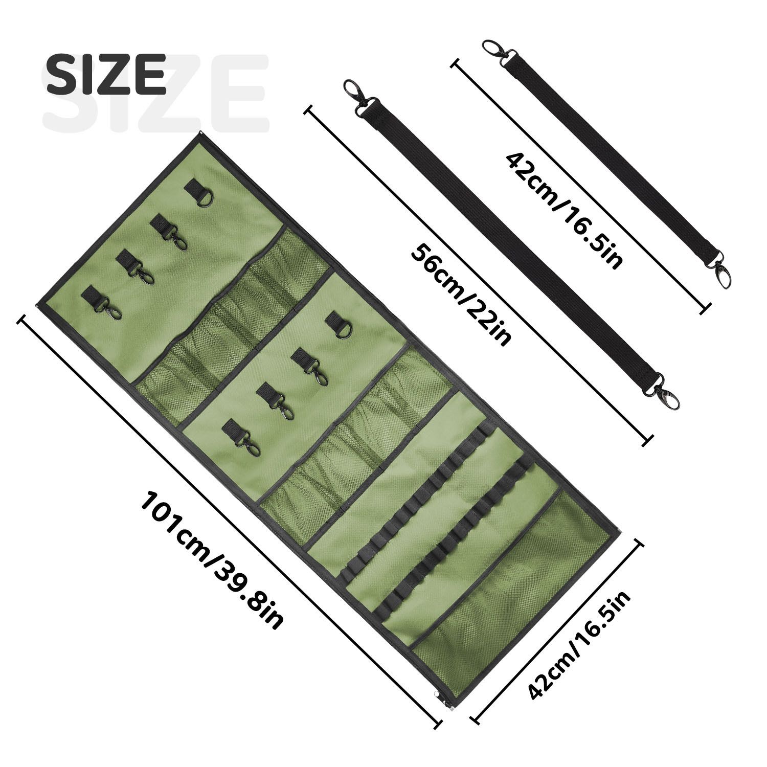 Hanging Storage Canopy Organizer for Camping Supplies Soccer Park Awnings Campsite view 5