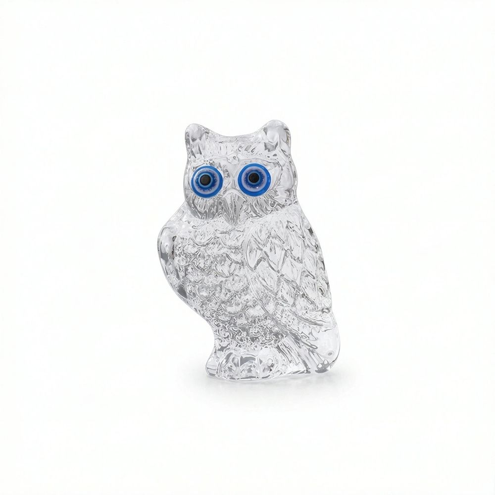 Owl Gifts Crystal Figurines Collectible Paperweight Clear Owl Gifts for Women — image 1