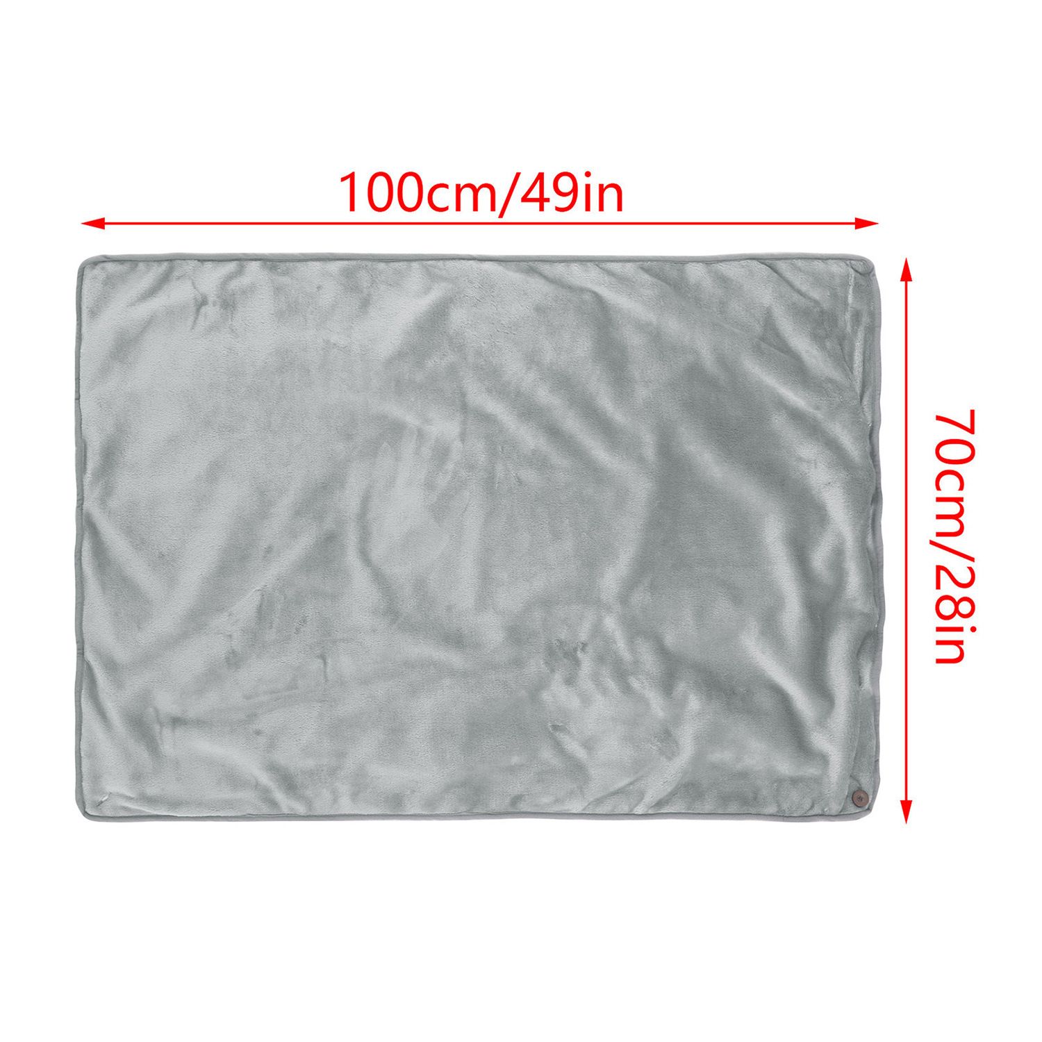 Heated Throw Blanket Electric Heating Blanket Portable Warm Fleece Wearable view 3