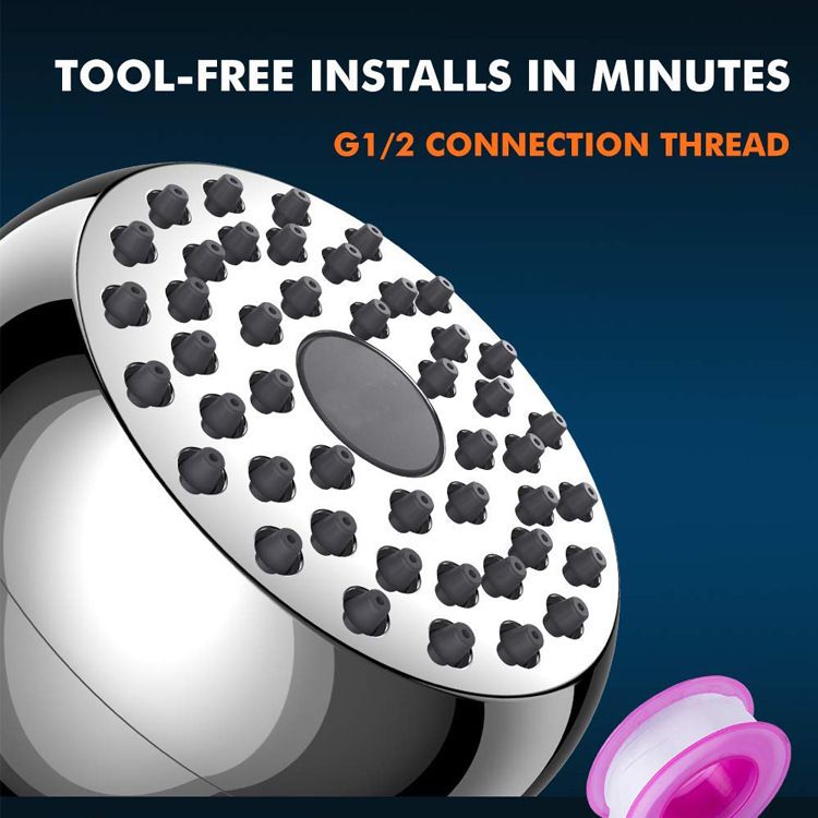 High Powerful Spray Setting Handheld Shower Head High Pressure Shower Head view 4