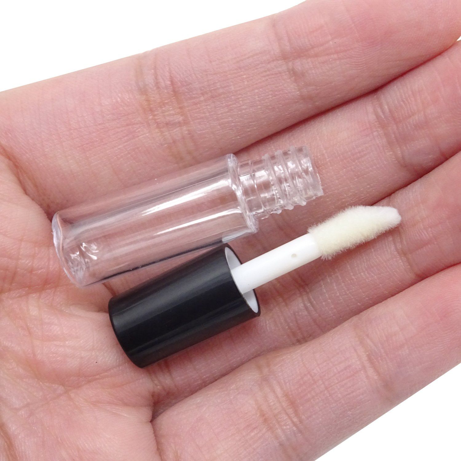 10PCS 1ml Mini Reusable Clear Empty Lip Gloss Containers Travel Empty Lip view 4