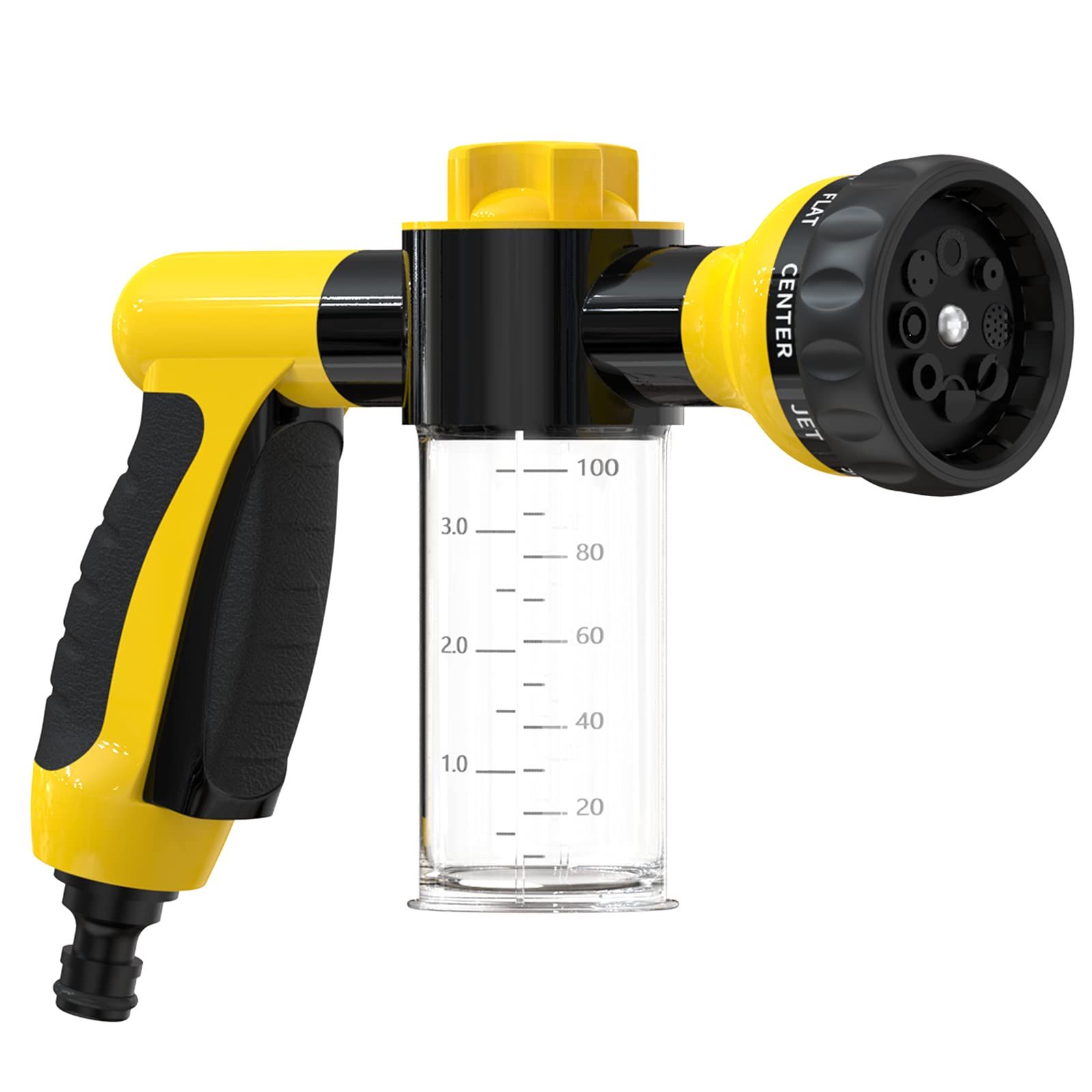 Garden Hose Nozzle, High Pressure Spray Gun Nozzle, 8 Spray Patterns for view 2