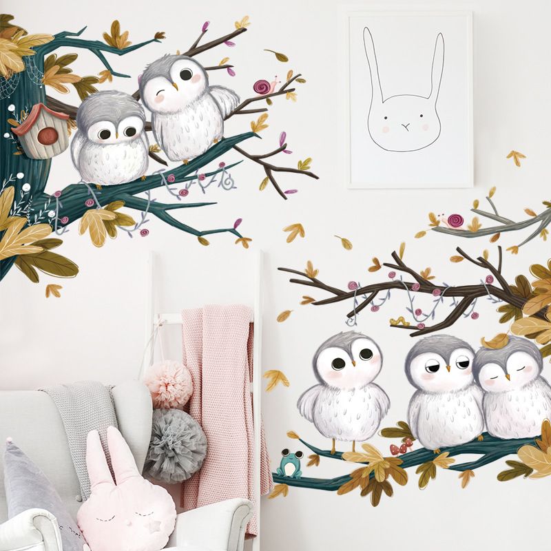 Cute Little Owls Wall Stickers view 4