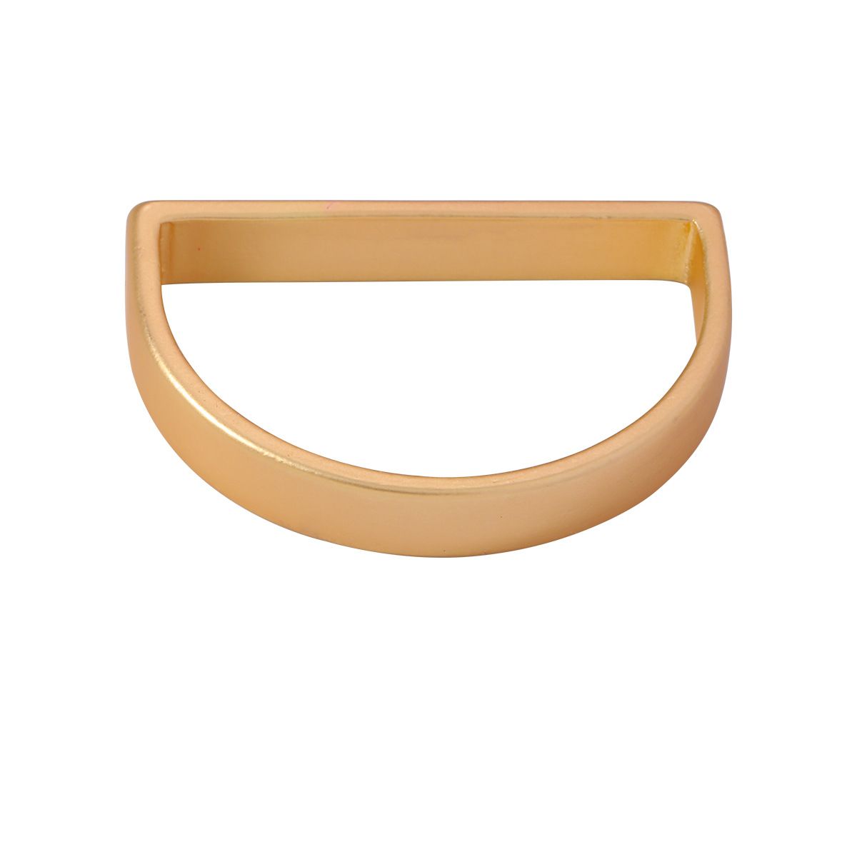 2pc Easter Napkin Rings, Semicircle Metal Gold Napkin Holder Buckles, Napkin view 2