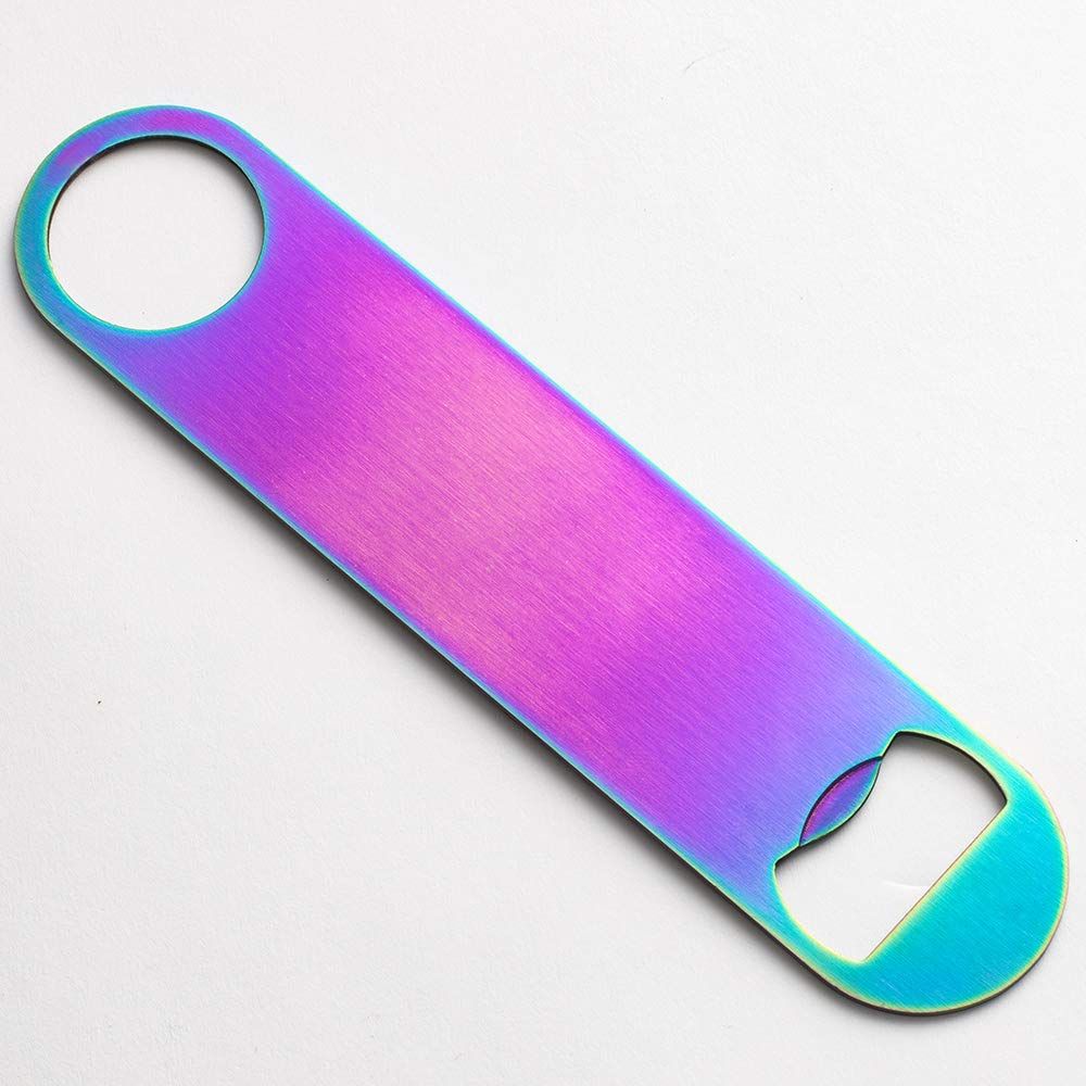 Heavy Duty Stainless Steel Flat Bottle Opener view 2
