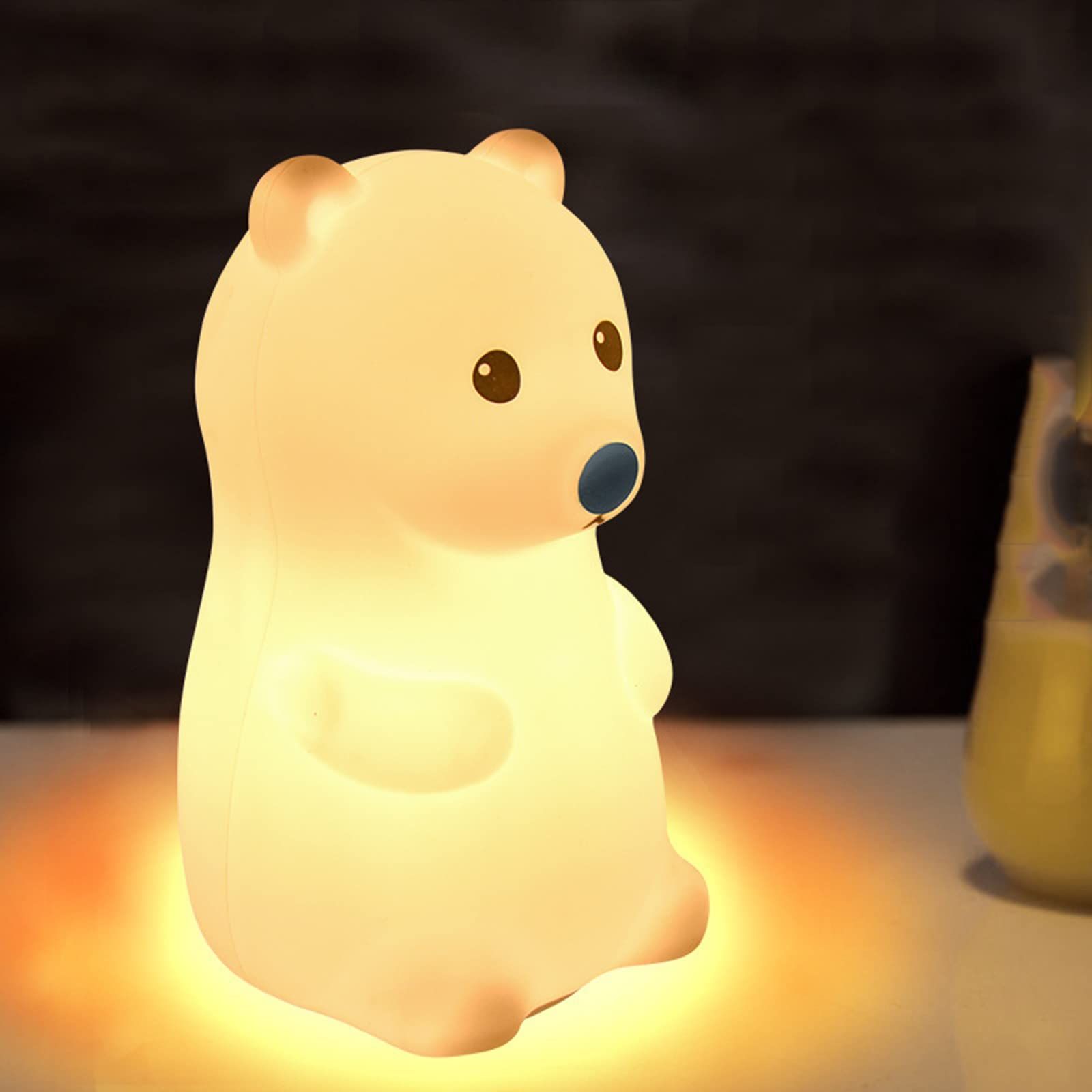 Cute Bear Kids Night Light for Kids Room — image 1