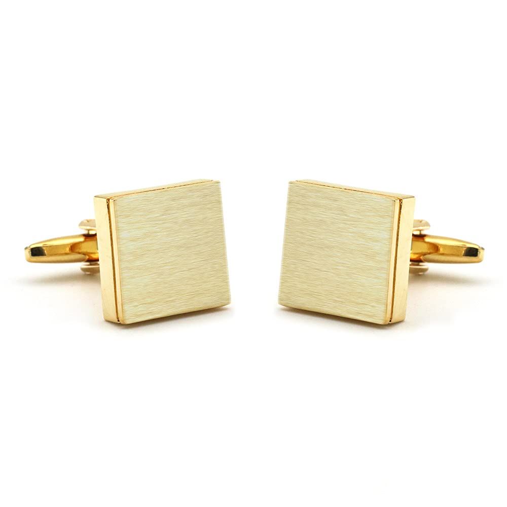 Wedding Cufflinks for Men Cuffs with Gift Box Business for Shirts Shirt cuffs — image 1