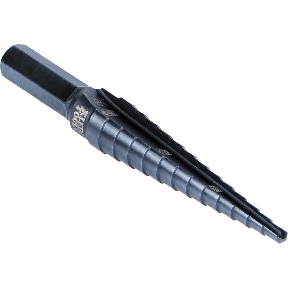 Step Drill Bit Double-Fluted with Easy-to-Read Markings and Targets for Hole view 2