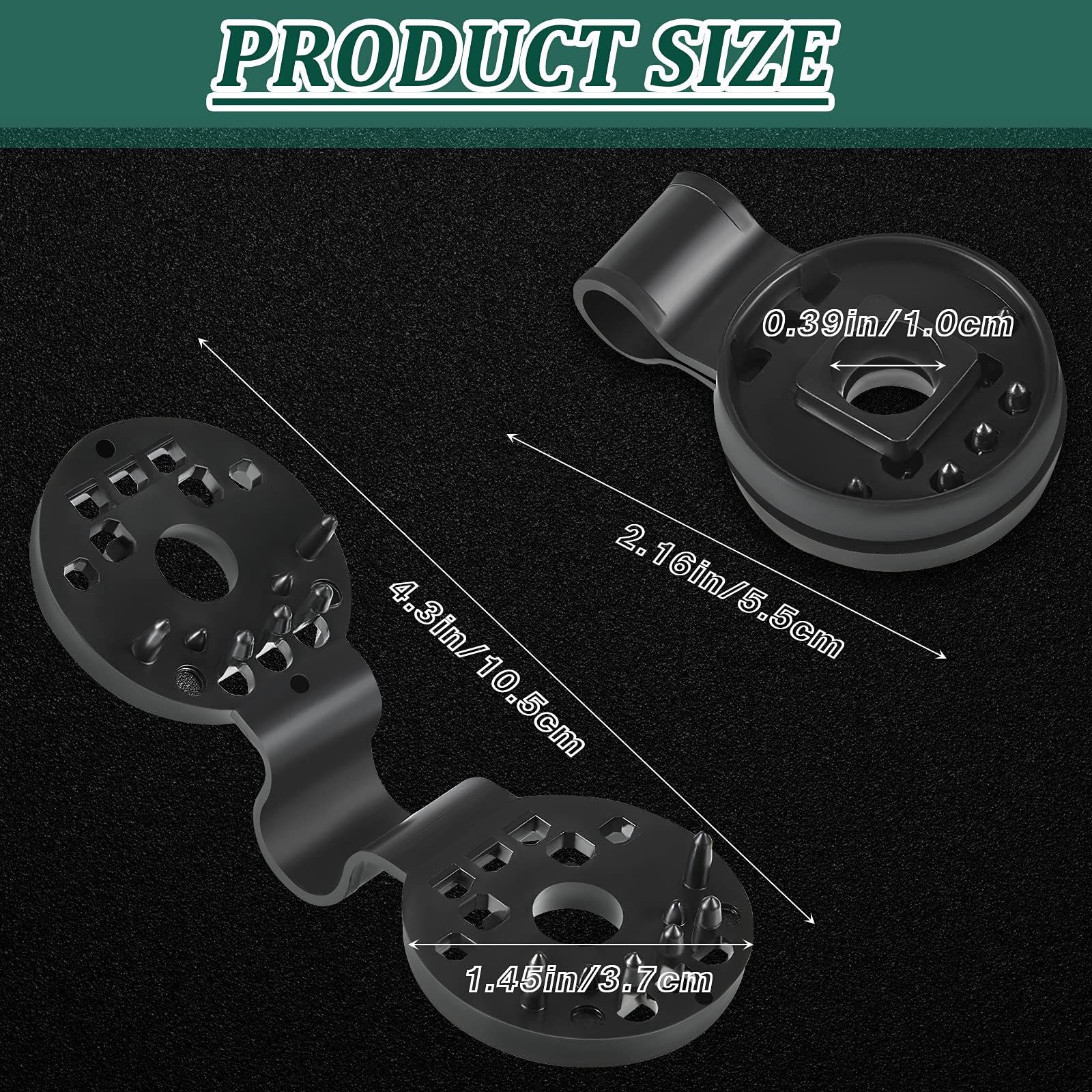 3Pc Round Shade Cloth Plastic Clips Sunshade Net Fixing Clip Attachment and view 4